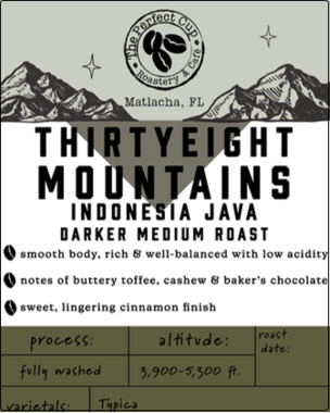 THIRTYEIGHT MOUNTAINS Indonesia Java Single Origin