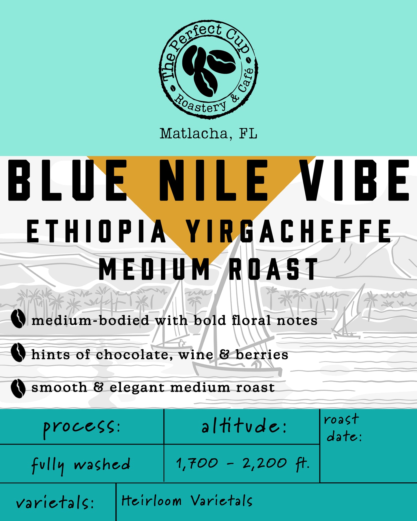 BLUE NILE VIBE Single Origin Ethiopia Yirgacheffe