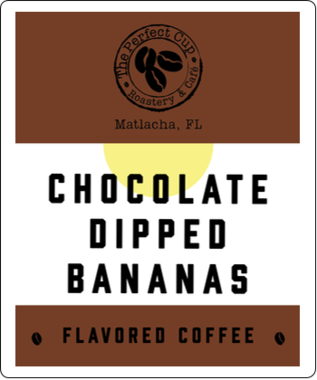 CHOCOLATE DIPPED BANANAS Flavored Coffee