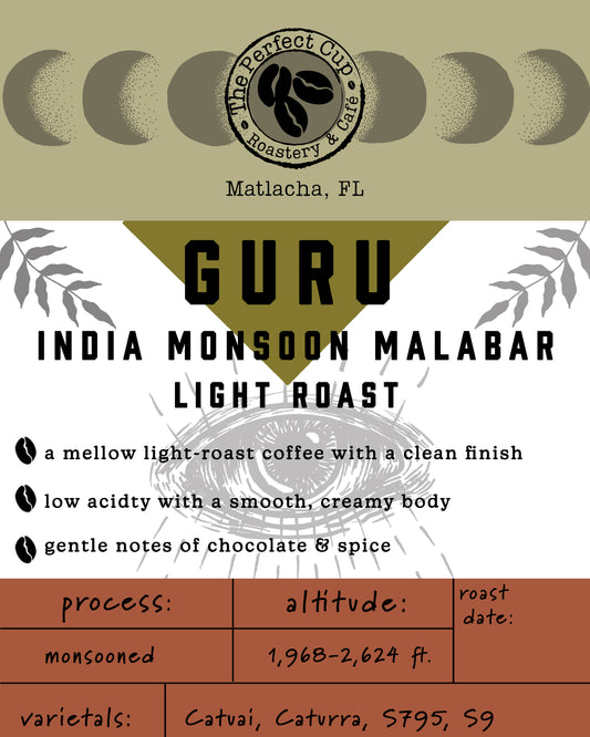 GURU             Single Origin India Monsoon Malabar