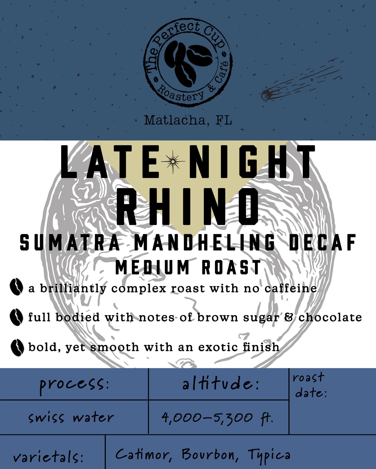 LATE NIGHT RHINO  Sumatra Mandheling Decaf